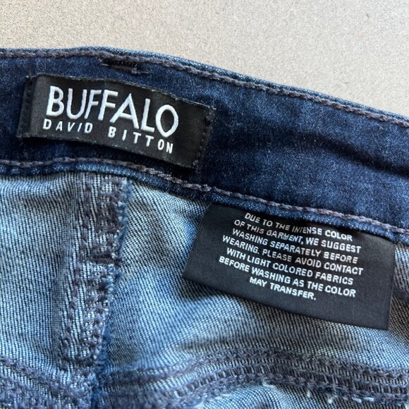 Buffalo David Bitton Alyssa Blue High-Rise Straight Leg Stretch Denim Jeans, 16 - Picture 5 of 6